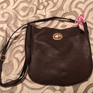 Boutique faux leather crossbody